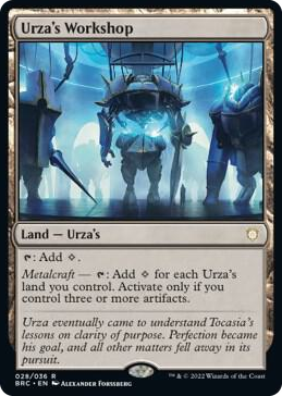 0028 Urza's Workshop R Commander: The Brothers' War