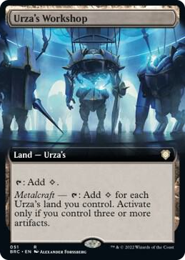 0051 Urza's Workshop (Extended Art) R Commander: The Brothers' War