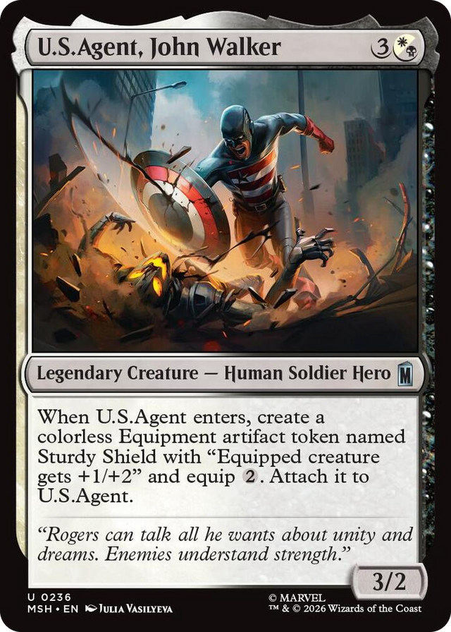 0236 U.S.Agent, John Walker U Marvel Super Heroes