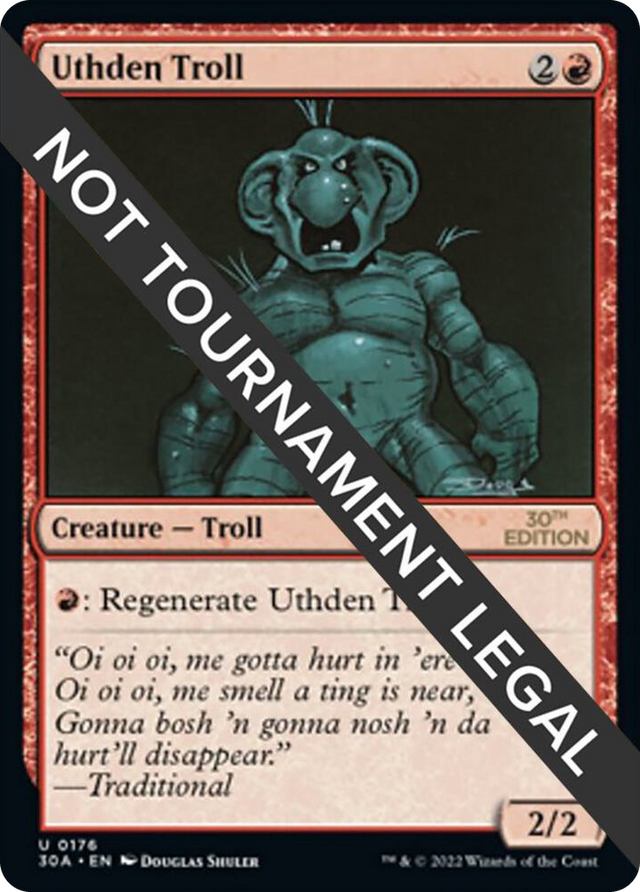 0176 Uthden Troll U 30th Anniversary Edition