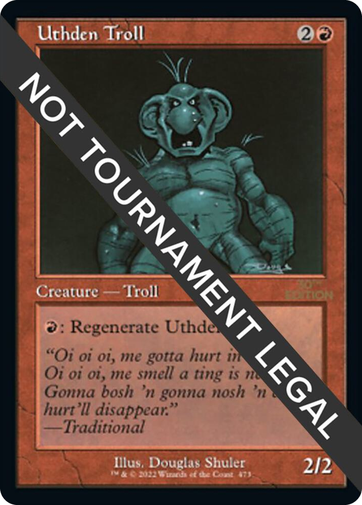 0473 Uthden Troll (Retro Frame) U 30th Anniversary Edition
