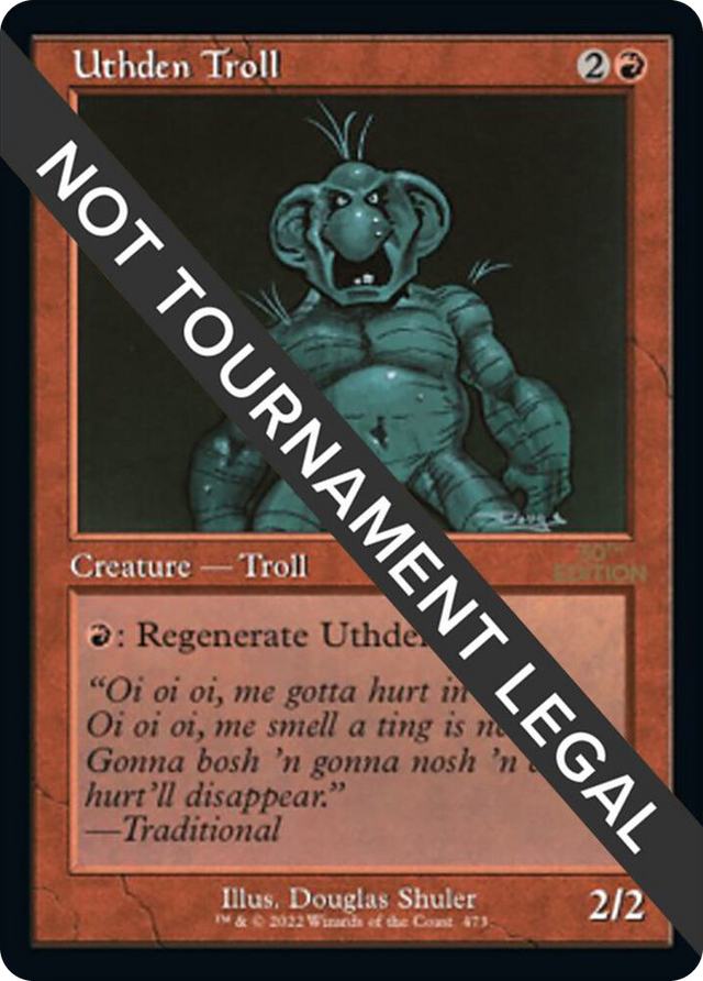 0473 Uthden Troll (Retro Frame) U 30th Anniversary Edition