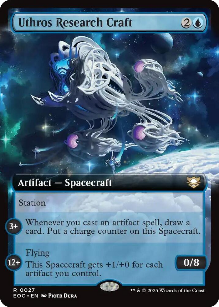 Uthros Research Craft (Extended Art) #27 R - Commander: Edge of Eternities Pokemon card