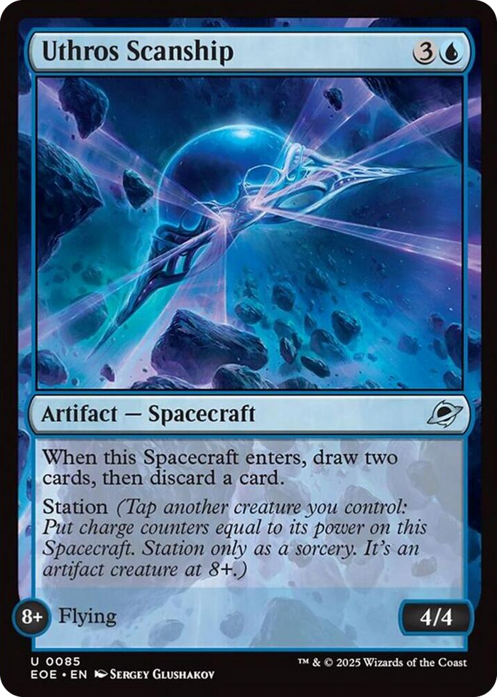Uthros Scanship #85 U - Edge of Eternities Pokemon card