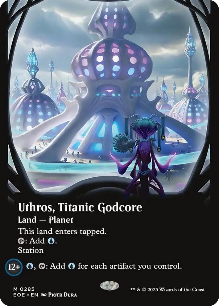 0285 Uthros, Titanic Godcore (Borderless) M Edge of Eternities