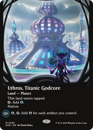 0285 Uthros, Titanic Godcore (Borderless) M Edge of Eternities