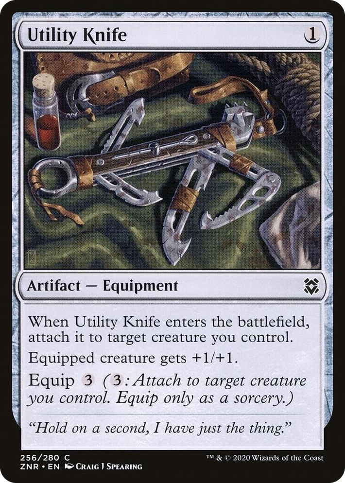 0256 Utility Knife C Zendikar Rising
