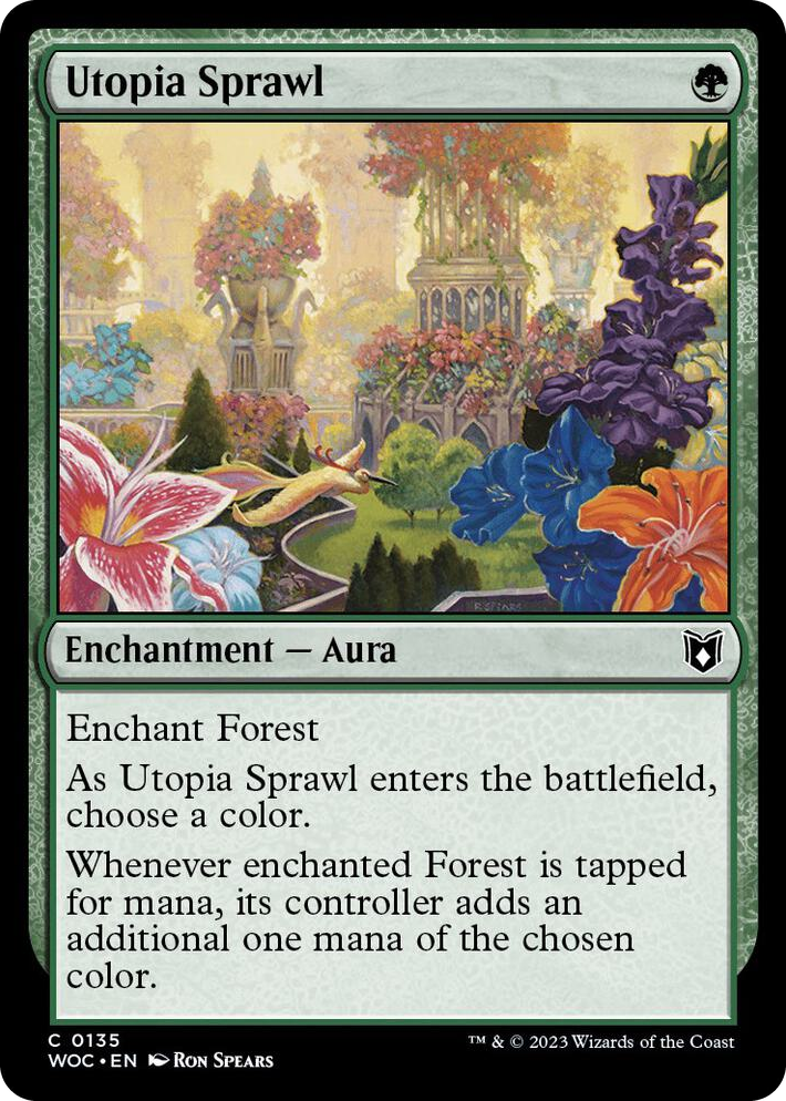 0135 Utopia Sprawl C Commander: Wilds of Eldraine