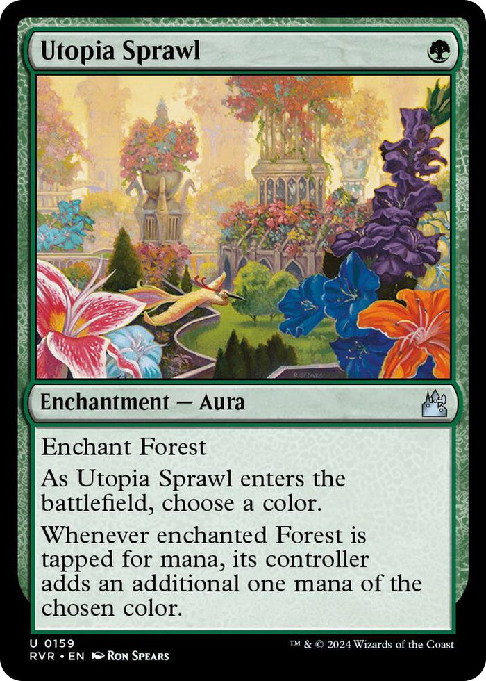 Utopia Sprawl #159 U - Ravnica Remastered Pokemon card