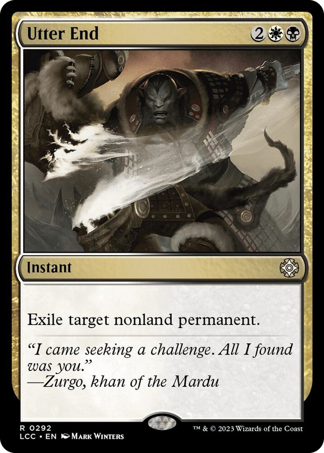 0292 Utter End R Commander: The Lost Caverns of Ixalan
