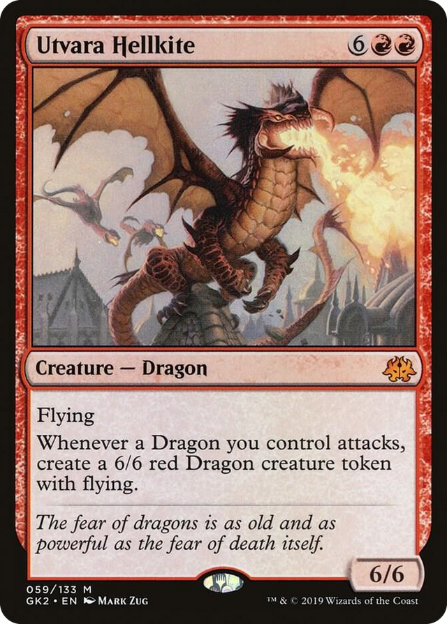 0059 Utvara Hellkite M Ravnica Allegiance: Guild Kits