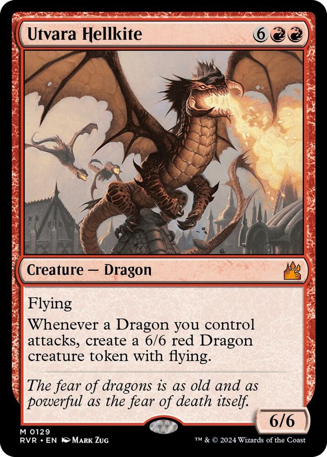 0129 Utvara Hellkite M Ravnica Remastered