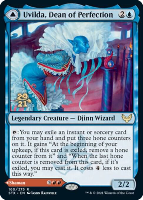 0160 Uvilda, Dean of Perfection R Prerelease Cards