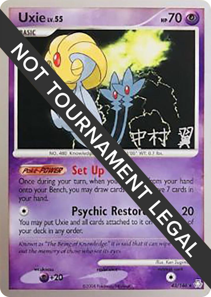 0043 Uxie - 2009 (Tsubasa Nakamura) Rare World Championship Decks