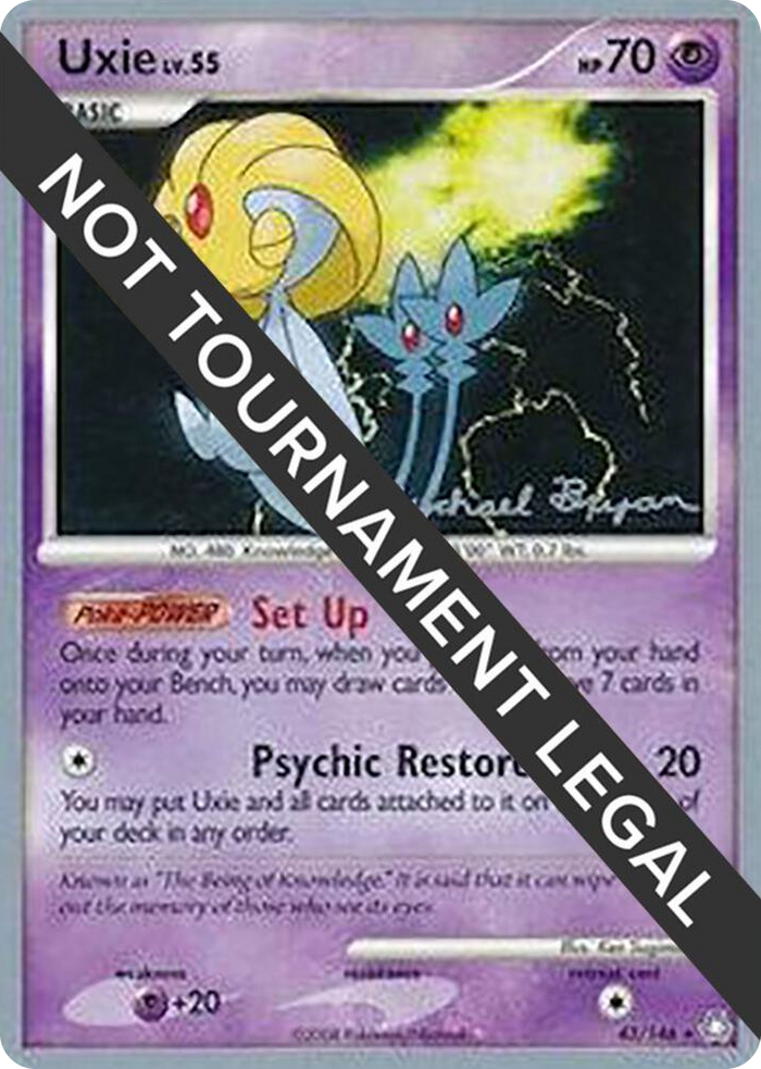 0043 Uxie - 2010 (Mychael Bryan) Rare World Championship Decks