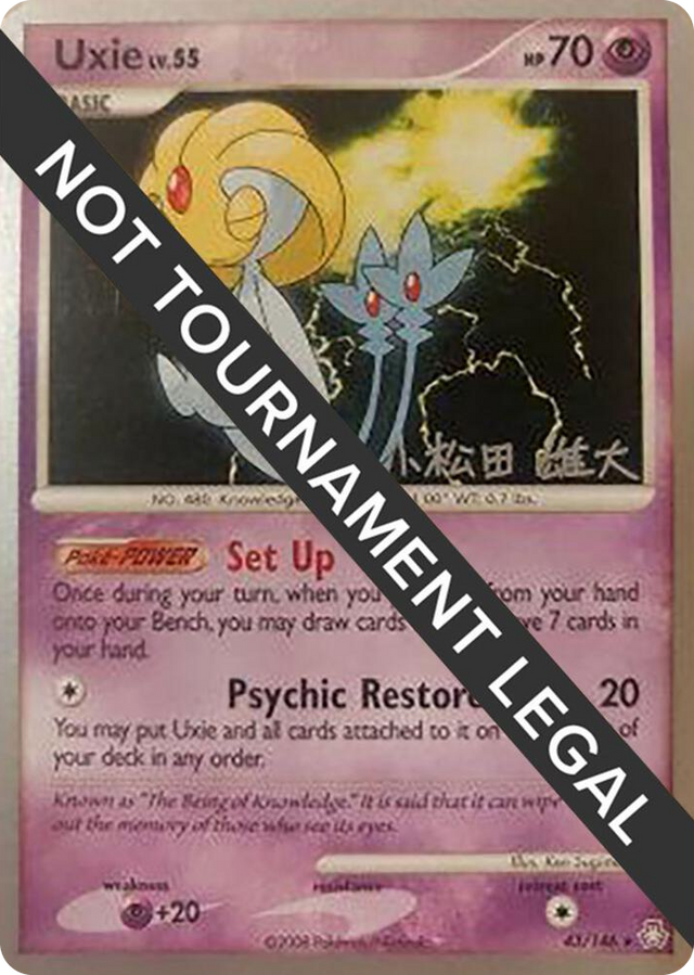 0043 Uxie - 2010 (Yuta Komatsuda) Rare World Championship Decks