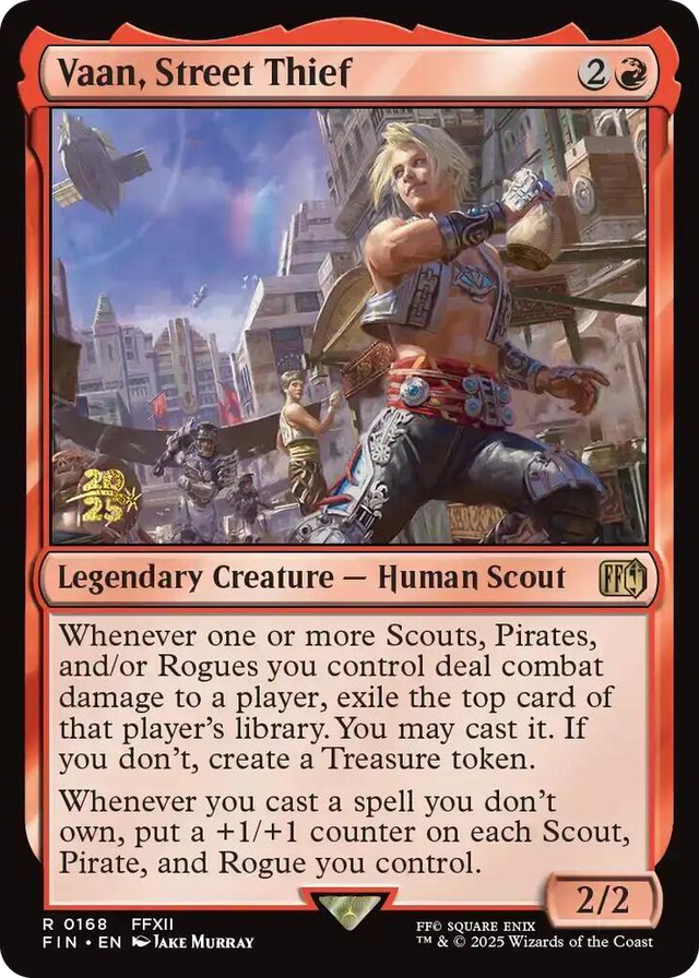 0168 Vaan, Street Thief R Prerelease Cards
