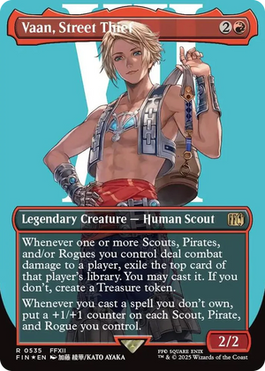 0535 Vaan, Street Thief (Borderless) (Surge Foil) R FINAL FANTASY