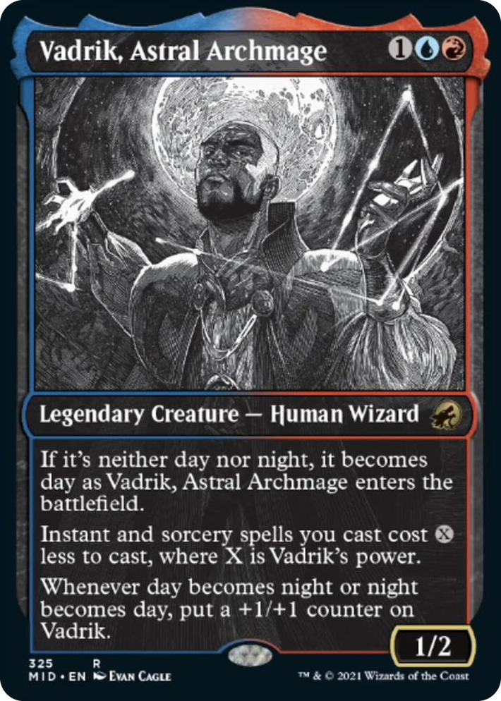 0325 Vadrik, Astral Archmage (Showcase) R Innistrad: Midnight Hunt