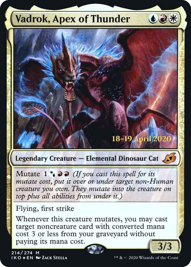 0214 Vadrok, Apex of Thunder M Prerelease Cards