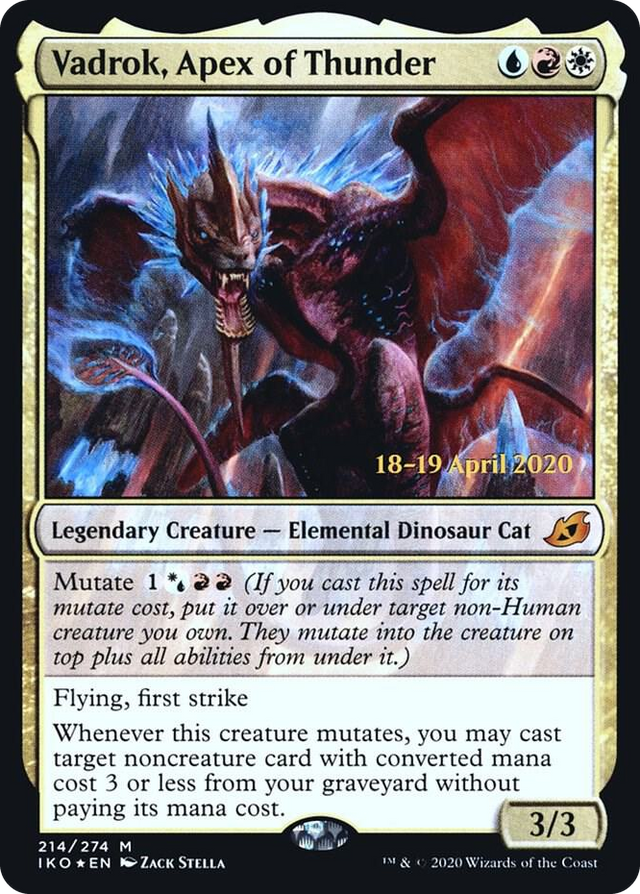 0214 Vadrok, Apex of Thunder M Prerelease Cards
