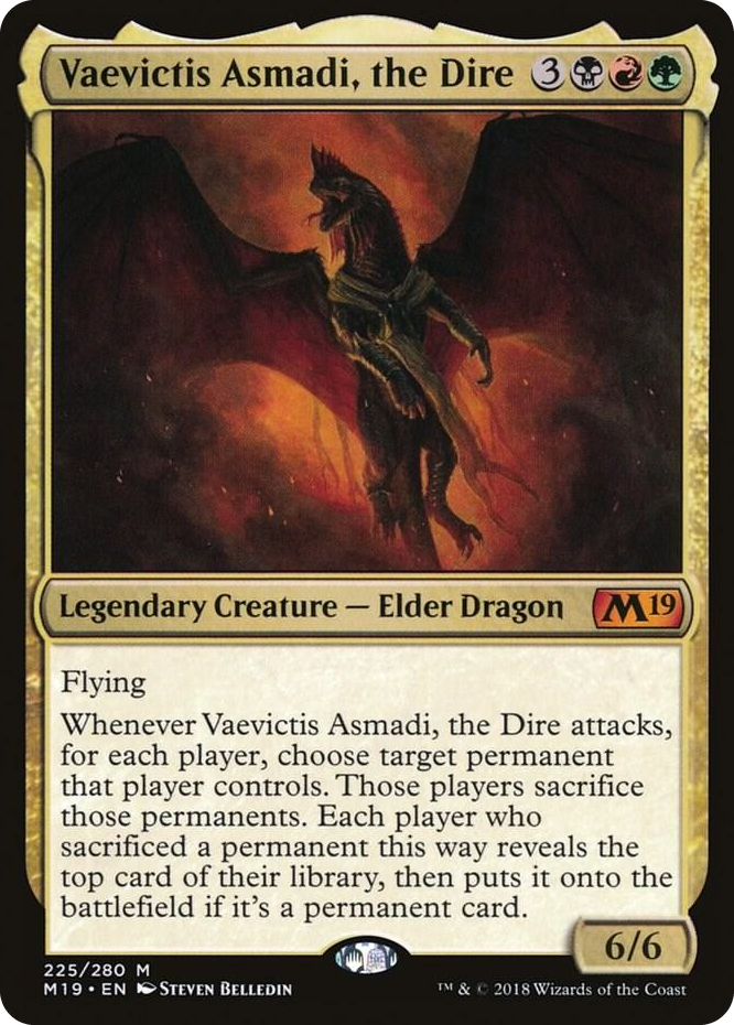 0225 Vaevictis Asmadi, the Dire M Core Set 2019