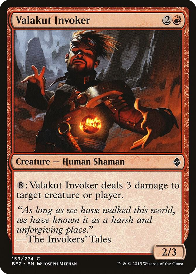 Valakut Invoker #159 C - Battle for Zendikar Pokemon card