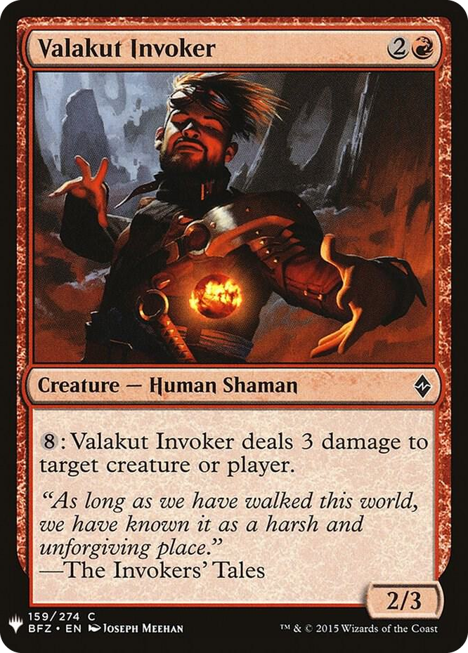 0159 Valakut Invoker C The List Reprints