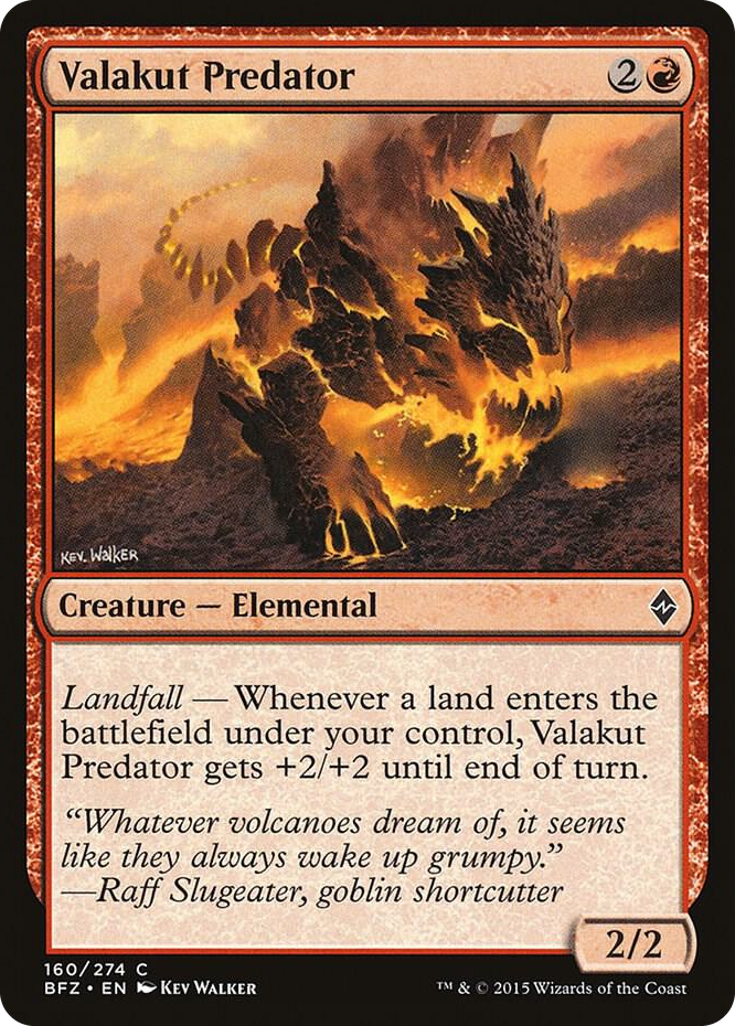 0160 Valakut Predator C Battle for Zendikar