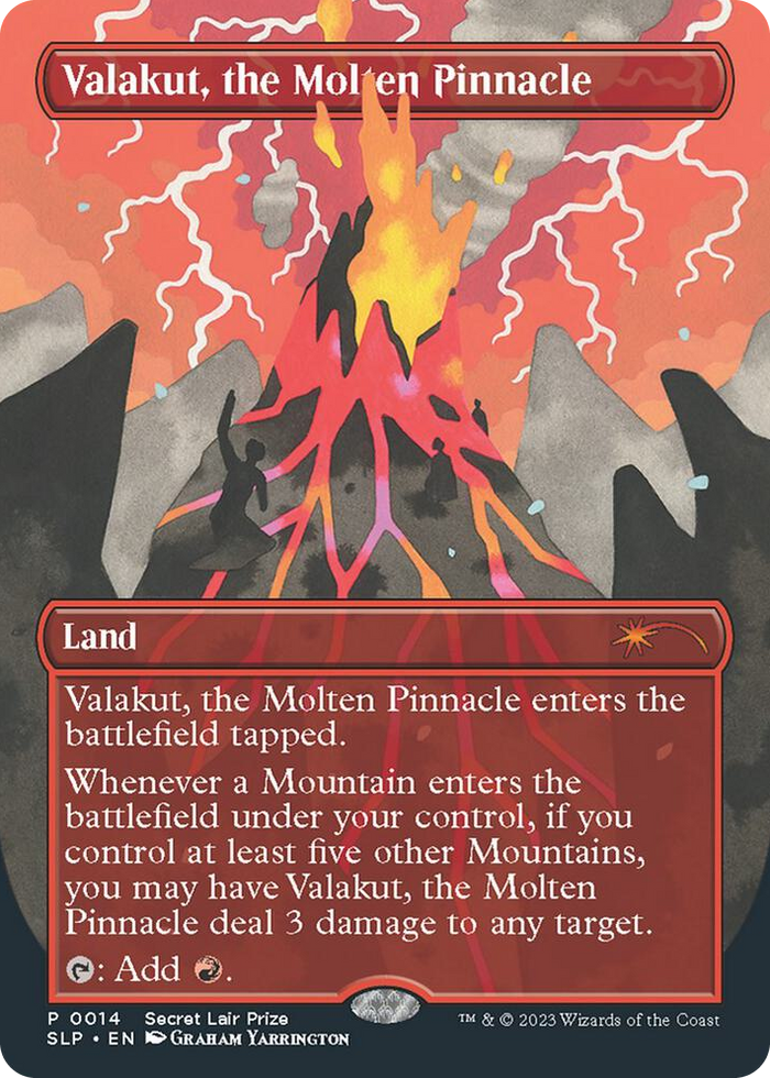 Valakut, the Molten Pinnacle #14 P - Secret Lair Showdown Pokemon card