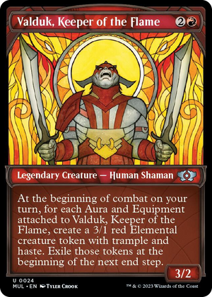 0024 Valduk, Keeper of the Flame U March of the Machine: Multiverse Legends