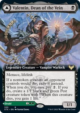 0333 Valentin, Dean of the Vein (Extended Art) R Strixhaven: School of Mages
