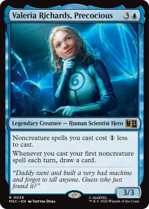 0038 Valeria Richards, Precocious R Commander: Marvel Super Heroes