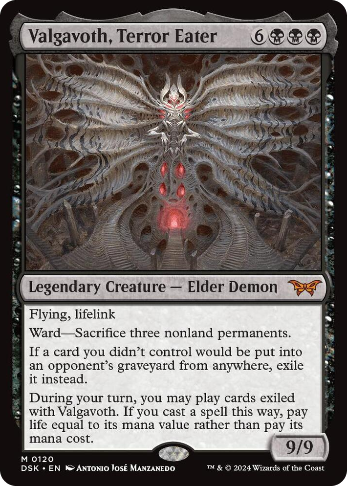 0120 Valgavoth, Terror Eater M Duskmourn: House of Horror