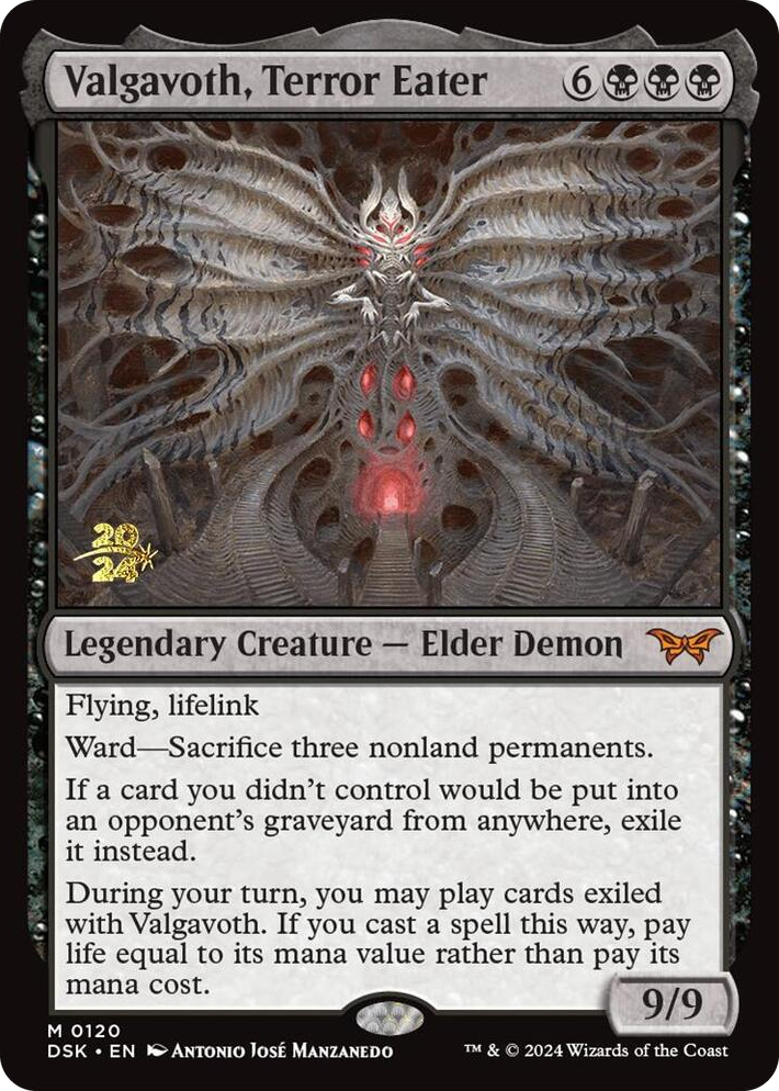 0120 Valgavoth, Terror Eater M Prerelease Cards