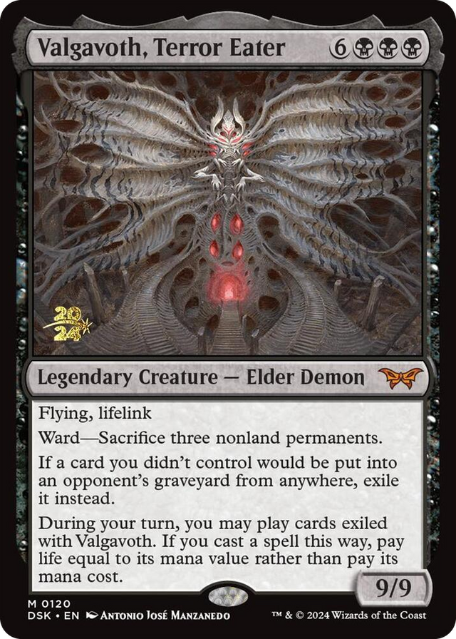 0120 Valgavoth, Terror Eater M Prerelease Cards