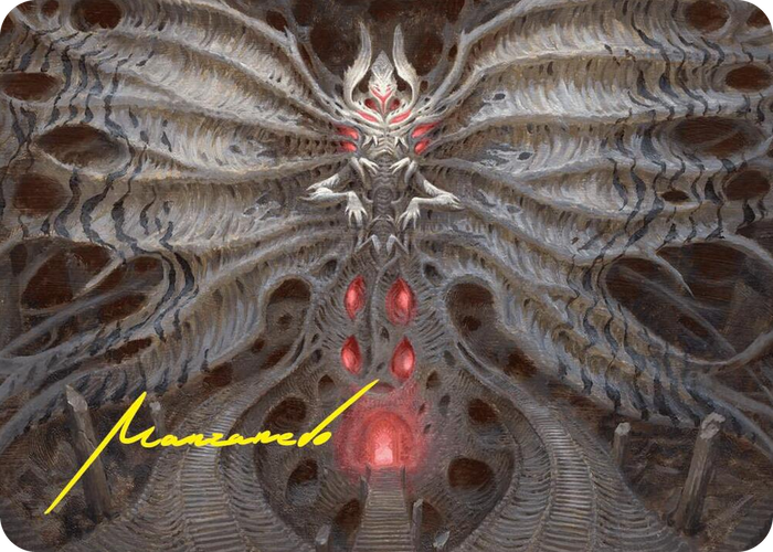 Valgavoth, Terror Eater Art Card (Gold-Stamped Signature) #10 S - Art Series: Duskmourn: House of Horror Pokemon card