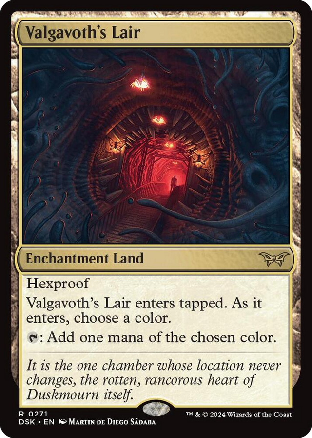 0271 Valgavoth's Lair R Duskmourn: House of Horror
