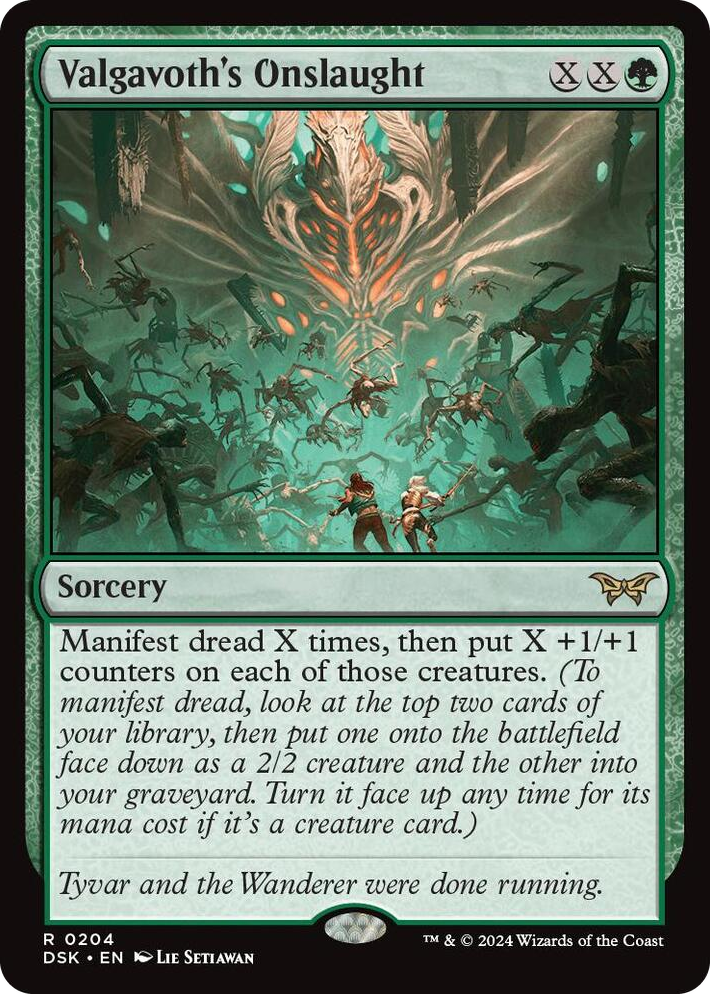 0204 Valgavoth's Onslaught R Duskmourn: House of Horror