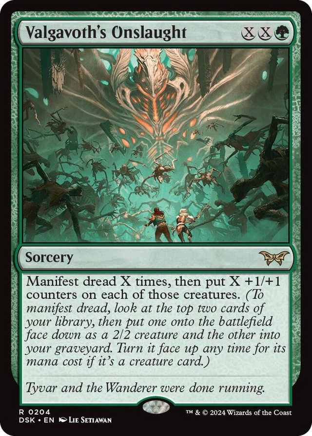 0204 Valgavoth's Onslaught R Duskmourn: House of Horror