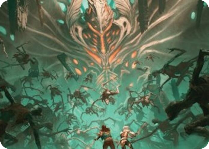 Valgavoth's Onslaught Art Card #16 S - Art Series: Duskmourn: House of Horror Pokemon card