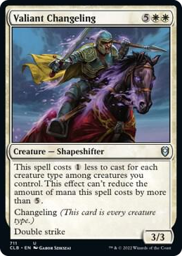 0711 Valiant Changeling U Commander Legends: Battle for Baldur's Gate