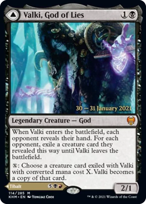 0114 Valki, God of Lies M Prerelease Cards