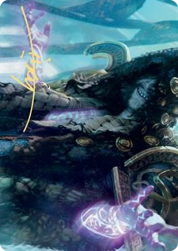 0028 Valki, God of Lies Art Card (Gold-Stamped Signature) S Art Series: Kaldheim