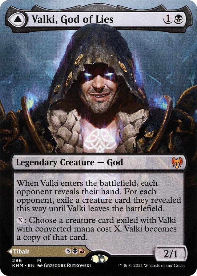 0286 Valki, God of Lies (Borderless) M Kaldheim