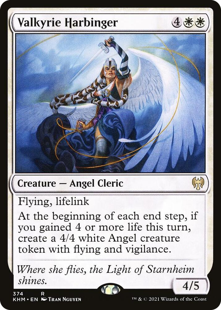 0374 Valkyrie Harbinger R Kaldheim