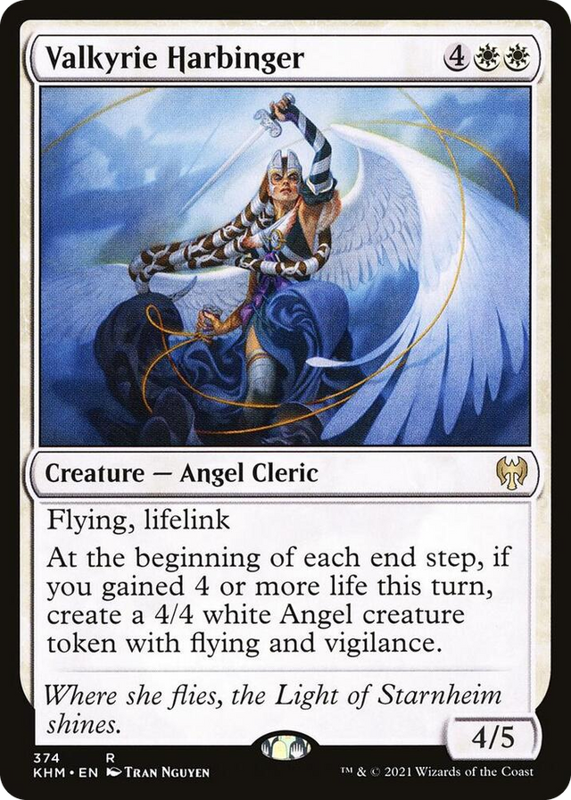 0374 Valkyrie Harbinger R Kaldheim