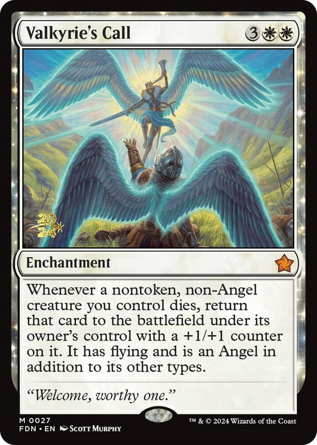 0027 Valkyrie's Call M Prerelease Cards