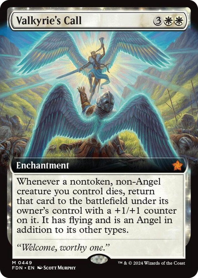 0449 Valkyrie's Call (Extended Art) M Foundations