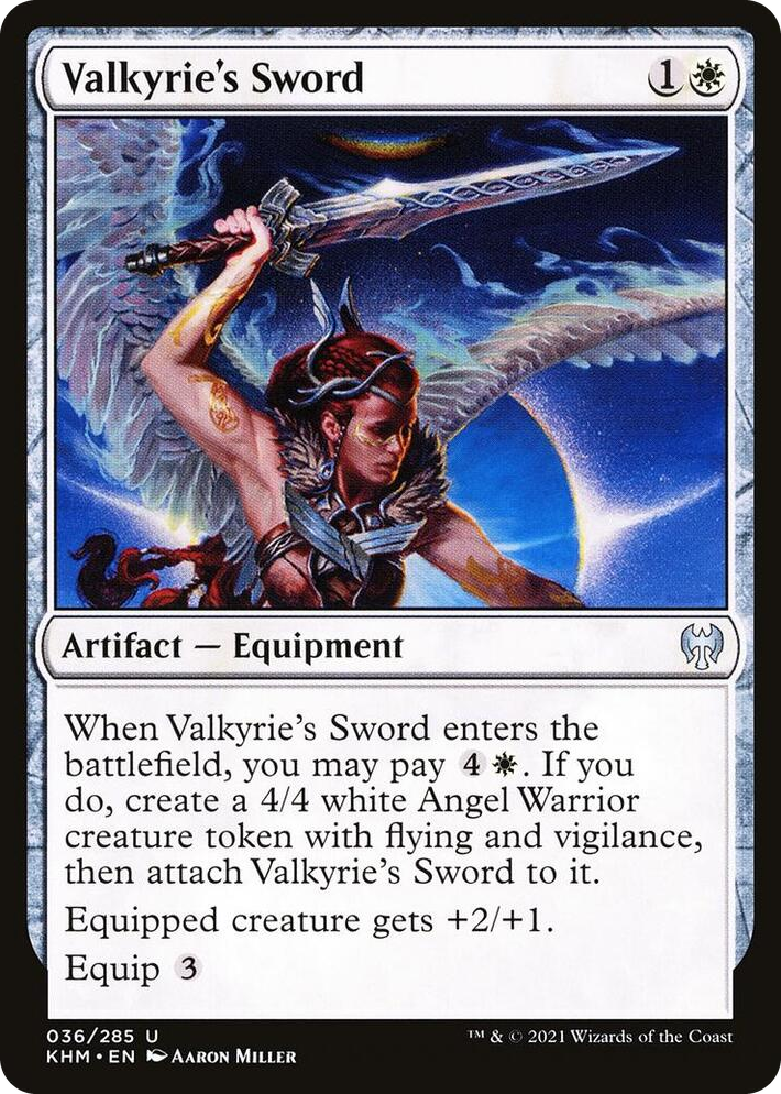 0036 Valkyrie's Sword U Kaldheim